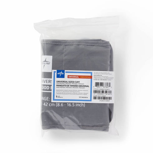 Medline Elite Universal Replacement Upper Arm Cuff for Digital Blood Pressure Monitor, Accurate and Comfortable, Fits Arms 22-42 cm