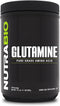 NutraBio Pure L-Glutamine Powder - 500 Grams - Muscle Recovery Supplement, No Additives or Fillers