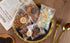 200PACK Self Adhesive Cookie Bags, Cellophane Treat Bags with Stickers, 5.5x5.5 INCH (White Polka Dot)