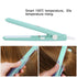 Mini Hair Straightener, Travel Size Flat Iron, Lightweight Portable Ceramic Tourmaline Heating Curler for Hair Styling,