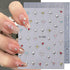 8 Sheets Star Nail Art Stickers, Gold Silver Shiny Star Nail Design, Nail Art Supplies for Women