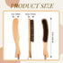 2 Pcs Horse Hair Brushes, Felt Hat Brush with Horse Bristle Lint Brush for Pet Hair Remover, Wood Handle