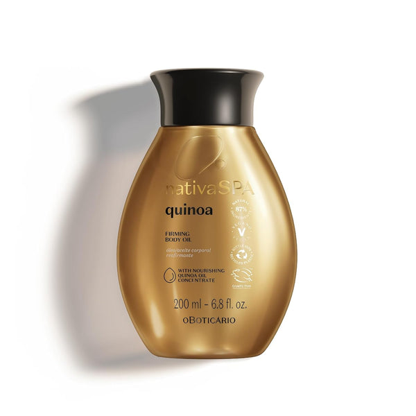 Nativa SPA by O Boticario Quinoa Hydrating Body Oil, Soft and Healthy Skin, 6.8 oz (200 ml)