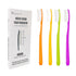 EasyHonor Giant Head Toothbrush - Hard & Firm Bristles BPA Free, 4 Pack White Hard Bristles