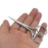 Professional Grooming Scissors, Stainless Steel Fine Straight Tip Scissors, 3.9 Inch for Facial Hair Removal