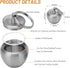 Portable Waterproof Stainless Steel Keychain Pill Holder, Apple Pendant Design, Mini Medicine Box for Purse or Pocket