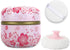 Body Powder Puff and Container, 3.15" Portable Empty Container for Baby Women's Loose Powder