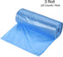 MECCANIXITY 4-6 Gallon Blue Small Trash Bags, 60 Counts / 3 Rolls for Kitchen, Office, Bathroom