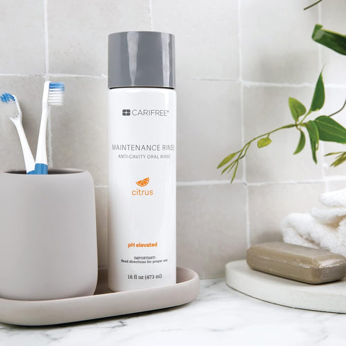 Recommended, CTx3) CariFree Maintenance Rinse, Citrus Flavored, Anti-Cavity Fluoride Mouthwash, Dentist Prevents Oral