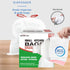 2.6 Gallon Drawstring Trash Bags, 100 Count Multifold Roll Garbage Bags for Home Office Bathroom Kitchen