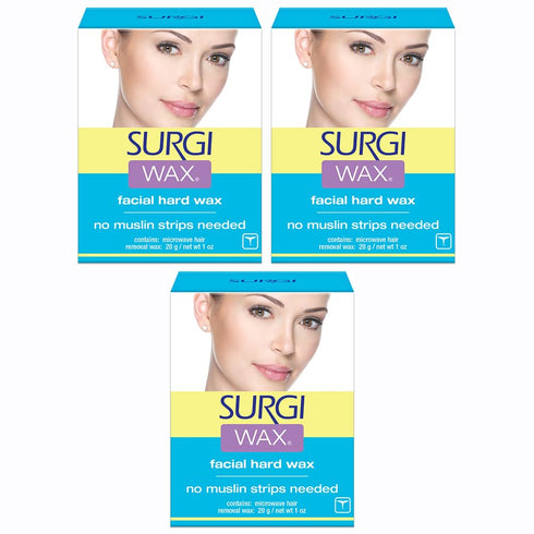 Surgi-wax Hair Remover for Face - 1 Ounce (Pack of 3)