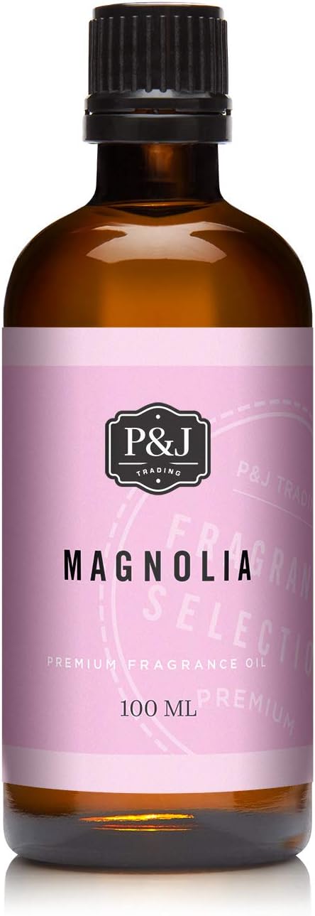 P&J Trading Magnolia Oil 100ml Fragrance Oil for Candle Making, Freshie Scents, Soap Making