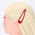 LONEEDY Pack of 10 Large Metal Stoving Varnish Hair Snap Clips, 3.5 inch Long No-slip Barrettes (Mixed Color)