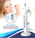 Sonic Electric Toothbrush for Adults with 5 Replacement Heads, 3 Modes & Built-in Timer, White