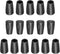 Hiking Pole Replacement Tips, 16 Pack Rubber Tips for Walking Sticks, Trekking Pole End Protectors