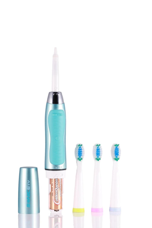 SONICETY HI-910 Pack 3 Electric Toothbrush Sky Blue (Value Includes Brushheads)