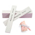 Nail File 180 240 Grit Professional Files and Buffers for Natural Nails, Double Sides Washable Block Pack of 10pcs