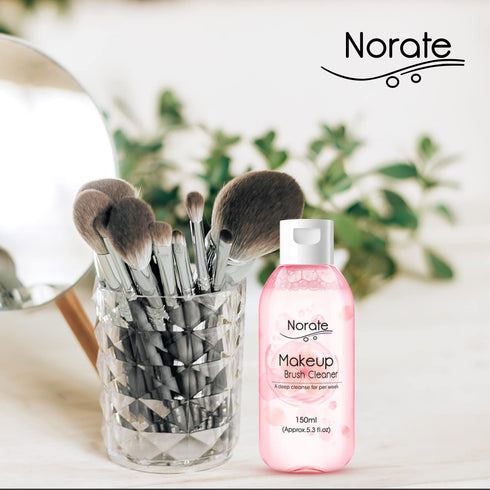 Norate Makeup Brush Cleaner, Deep Clean Brush Shampoo for Makeup Brushes, Beauty Sponge - 5.3 FL.OZ