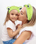 Makeup Headbands for Women - Frog Headband Cute Spa Animal Facial Hair Band for Washing Face, Soft Elastic Skincare