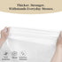 KASATODAY 80L 100ct (21 100 count) Drawstring Trash Bags, Extra Large Kitchen Garbage Bags, Extra Strong Leak-Proof