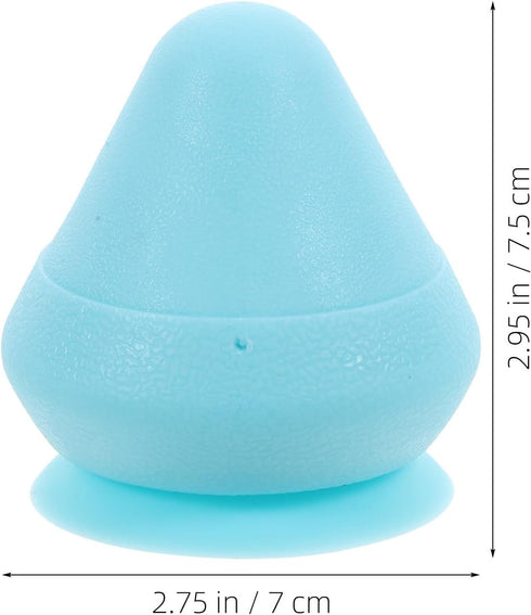Hemobllo Suction Cup Massage Ball for Deep Muscle Relief, Mountable Foot and Back Massager, Green Silicone Myofascial