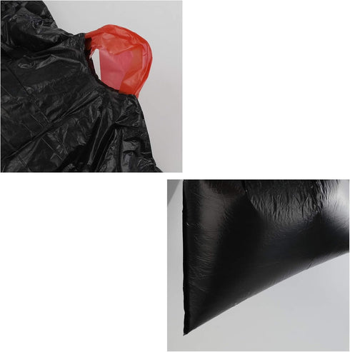 6 Gallon Drawstring Trash Bags, 105 Counts, Black Garbage Bags