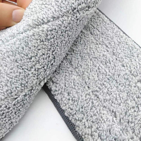 18 Inch Mop Pads Replacement, 6 Pack Washable Microfiber Mop Head Replacement