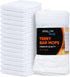 Avalon Towels Bar Mop Towels, Pack of 12, 100% Ring Spun Cotton Cleaning Rags, Absorbent Restaurant Towels (White)