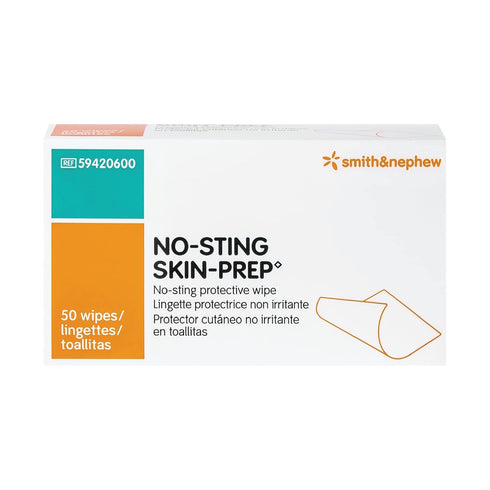 Smith & Nephew No-Sting Skin Prep Wipes, Box of 50 (UN59420600)