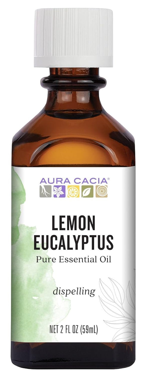 Aura Cacia Awakening Essential Oil - Lemon Eucalyptus, 2 fluid ounce