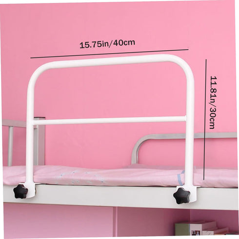 Hbbgdiy 18.1x11.8 Adjustable Bed Rails for Elderly Adults Safety, Sturdy Bed Guard Rails with Grab Bars for Seniors