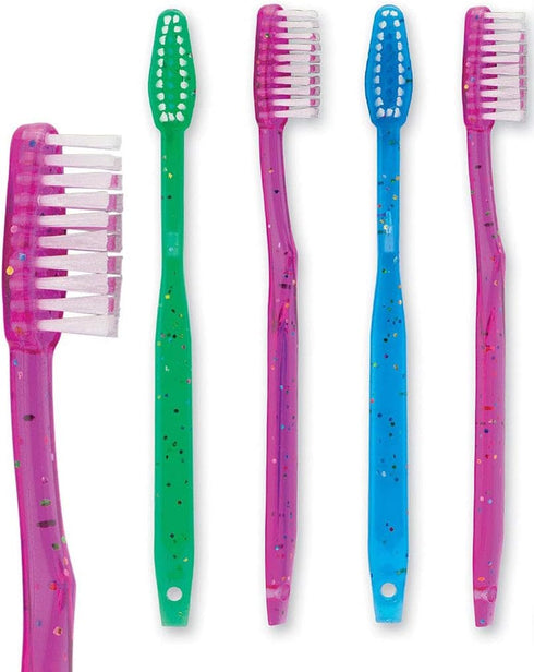 28 Kids Prepasted Toothbrushes, Individually Wrapped Bubblegum Disposable Toothbrushes, 28 Pack