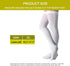 Hole,15-20mmHg TED Hose Knee High Anti Embolism Stockings for Women & Men,Hospital Style Surgical Support Hose,Support