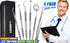 Professional Dental Tools Kit, 7 Pieces Dental Oral Kit with Pouch