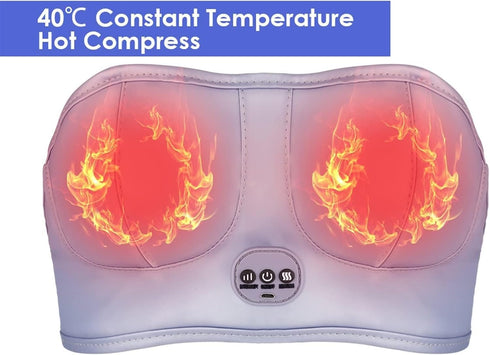 HMYILY 3-in-1 Heating & Vibration Massage Bra, Chest Massager Breast Enhancement Instrument Massage Device,Wireless USB