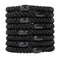L. Erickson Grab & Go Ponytail Holders, Set of Eight, Black - Exceptionally Secure with Gentle Hold