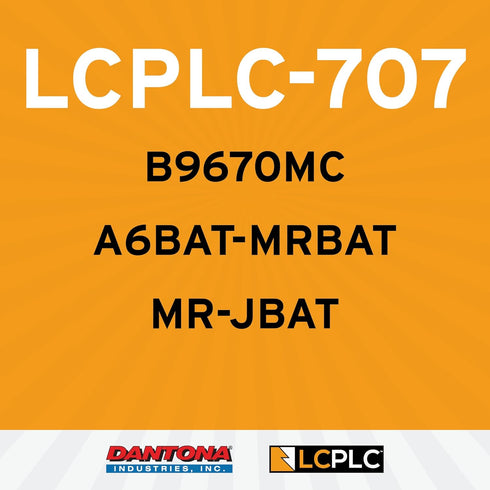 LCPLC -707 B9670MC, A6BAT-MRBAT, 3.6V, 2100mAh Replacement Battery - Mitsubishi MR-JBAT - Non-Rechargeable Lithium PLC