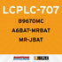 LCPLC -707 B9670MC, A6BAT-MRBAT, 3.6V, 2100mAh Replacement Battery - Mitsubishi MR-JBAT - Non-Rechargeable Lithium PLC