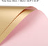 MECCANIXITY 20 Pcs Double Sided Color Flower Wrapping Paper, Waterproof Lotus Color+Gold for DIY Crafts