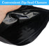 Klmnop 100 Count 8"x8" Ostomy Pouch Disposal Bags, Black Zip Seal Closure Odors Lock Mess Free Disposable Bags