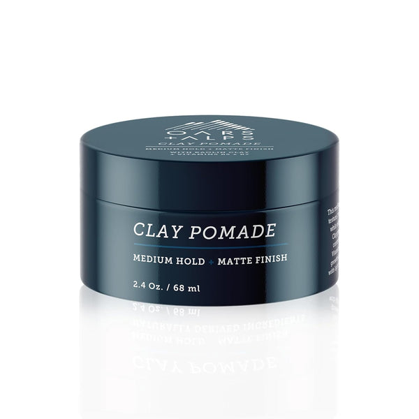 Oars + Alps Clay Hair Pomade for Men, Promotes Hair Growth, Medium Hold, Matte Finish, 2.4 Oz