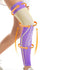 PAKHUDB 2PCs Men(PurpleYellow-1PCS,8/10) Calf Compression Sleeves Compression Leg Sleeves Full Length for Running