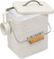 Xbopetda Laundry Powder Bin, Washing Powder Storage Tin with Scoop, Airtight Lid &
