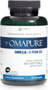 Fish Oil Supplements with Omega 3 Fatty Acids - 120 Softgels for Heart & Joint Health, Burpless Fish Oil