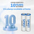 SPMST 1.5V, 40 Count 10-Year -Alkaline AA Batteries Non-Rechargeable Double A Batteries, Long-Lasting Power AA Battery