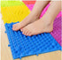 Foot Massage Mat 2 PCS Acupressure Pad Yoga Mat Bathroom Mat Outdoor Game (Blue)