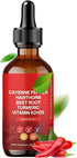 MudetHom Pepper Drops Supplement Liquid 60ml Herbal Supplements Pepper Hawthorn Beet Root Turmeric