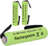 IEVEDIVB 1800mAh 1.2V 2pcs AAA Ni-MH with Solder Tabs Rechargeable Cell, for Electric Shaver, Razor, Toothbrush