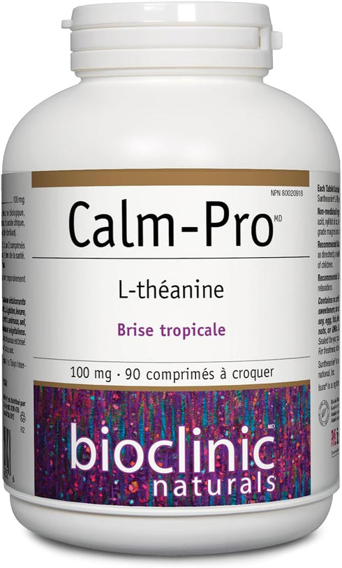 Bioclinic Calm Pro Chewable Tablets, 90 Count