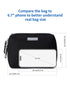 Narwey Makeup Bag Travel Cosmetic Organizer Toiletry Bag with Compartments for Women Girls (Large, Black)